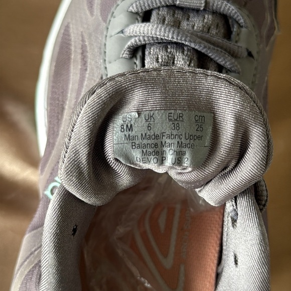 Ryka Devotion Plus 2 Walking Gray Mint Peach Sneakers Size 8 - Picture 14 of 15